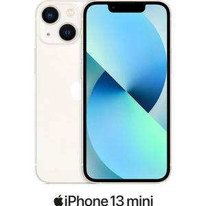 Apple iPhone 13 Mini 5G (128GB Starlight) at £629 on Add-on One Day Boost with Unlimited 5G data. £15 Topup