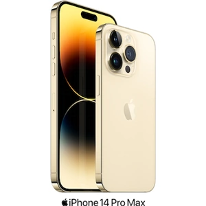 Apple iPhone 14 Pro Max 5G Dual SIM (256GB Gold) at £90 on Advanced 12GB (24 Month contract) with Unlimited mins & texts; 12GB of 5G data. £83 a month. Includes: Apple Wireless AirPods (White)