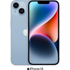 Apple iPhone 14 5G Dual SIM (256GB Blue) at £30 on Advanced Unlimited Data (24 Month contract) with Unlimited mins & texts; Unlimited 4G data. £66 a month. Includes: Apple Wireless AirPods with Wired Charging Case (White)
