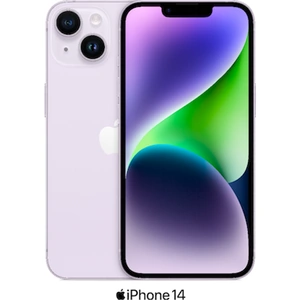 Apple iPhone 14 5G Dual SIM (512GB Purple) at £500 on Standard 5GB (36 Month contract) with Unlimited mins & texts; 5GB of 5G data. £34.67 a month