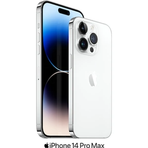 Apple iPhone 14 Pro Max 5G Dual SIM (256GB Silver) at £430 on Standard 30GB (36 Month contract) with Unlimited mins & texts; 30GB of 5G data. £46.75 a month. Includes: Three Premium Protection Bundle (Transparent)