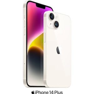 Apple iPhone 14 Plus 5G Dual SIM (512GB Starlight) at £265 on Standard 15GB (36 Month contract) with Unlimited mins & texts; 15GB of 5G data. £46.53 a month. Includes: Three Premium Protection Bundle (Transparent)