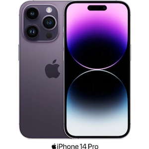 Apple iPhone 14 Pro 5G Dual SIM (512GB Deep Purple) at £75 on Standard 30GB (36 Month contract) with Unlimited mins & texts; 30GB of 5G data. £59.58 a month. Includes: Three Premium Protection Bundle (Transparent)