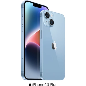 Apple iPhone 14 Plus 5G Dual SIM (256GB Blue) at £240 on Standard 30GB (36 Month contract) with Unlimited mins & texts; 30GB of 5G data. £45.78 a month. Includes: Apple Wireless AirPods (White)