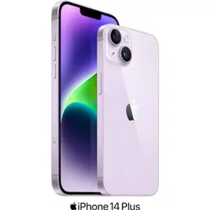 Apple iPhone 14 Plus 5G Dual SIM (512GB Purple) at £250 on Plus 300GB (36 Month contract) with Unlimited mins & texts; 300GB of 5G data. £57.38 a month