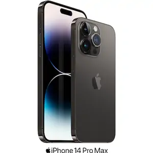 Apple iPhone 14 Pro Max 5G Dual SIM (128GB Space Black) at £65 on Premium 300GB (36 Month contract) with Unlimited mins & texts; 300GB of 5G data. £66.83 a month