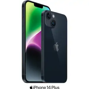Apple iPhone 14 Plus 5G Dual SIM (128GB Midnight) at £50 on Premium 150GB (36 Month contract) with Unlimited mins & texts; 150GB of 5G data. £45.75 a month (Consumer - Affiliate Price)