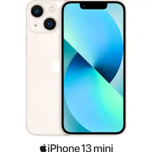 Apple iPhone 13 Mini 5G (128GB Starlight) at £170 on Value 2GB (36 Month contract) with Unlimited mins & texts; 2GB of 5G data. £29 a month