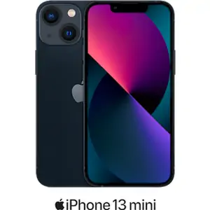 Apple iPhone 13 Mini 5G (128GB Midnight) at £30 on Value 2GB (36 Month contract) with Unlimited mins & texts; 2GB of 5G data. £32.89 a month