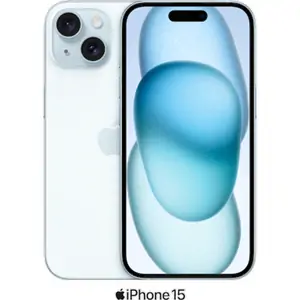 Apple iPhone 15 5G Dual SIM (256GB Blue) at £95 on Value 150GB (36 Month contract) with Unlimited mins & texts; 150GB of 5G data. £40.33 a month (Consumer - Affiliate Price)