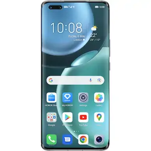 HONOR Magic4 Pro 5G Dual SIM (256GB Cyan) at £390 on Standard 5GB (36 Month contract) with Unlimited mins & texts; 5GB of 5G data. £24.78 a month