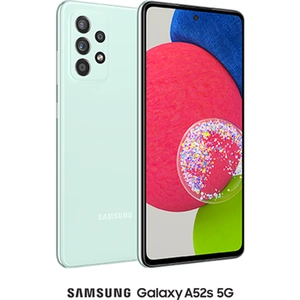 Samsung Galaxy A52s 5G (128GB Awesome Mint) at £419 on Add-on with 6GB of 5G data. £8 Topup