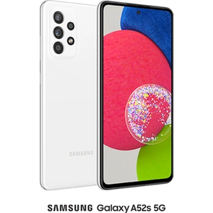 Samsung Galaxy A52s 5G (128GB Awesome White) at £419 on Add-on Monthly Boost Unlimited Data with Unlimited 5G data. £20 Topup