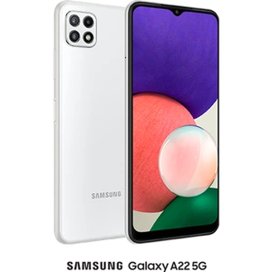 Samsung Galaxy A22 5G (64GB White) at £19 on Advanced 100GB (24 Month contract) with Unlimited mins & texts; 100GB of 5G data. £36 a month. Includes: Samsung Galaxy Earbuds 2 (Black)