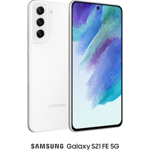 Samsung Galaxy S21 FE 5G (128GB White) at £30 on Advanced Unlimited Data (24 Month contract) with Unlimited mins & texts; Unlimited 4G data. £53 a month