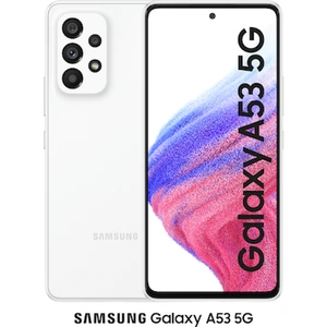 Samsung Galaxy A53 5G (128GB Awesome White) at £20 on Advanced 100GB (24 Month contract) with Unlimited mins & texts; 100GB of 5G data. £35 a month. Includes: Jlab Audio Jbuds Air Pro Wireless (Black)