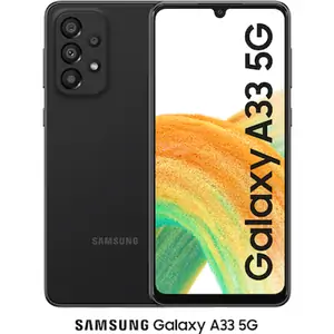 Samsung Galaxy A33 5G (128GB Awesome Black) at £65 on Standard 5GB (36 Month contract) with Unlimited mins & texts; 5GB of 5G data. £21.19 a month