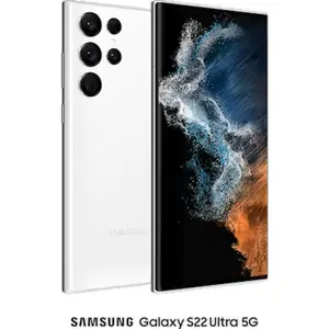 Samsung Galaxy S22 Ultra 5G (256GB Phantom White) at £65 on Value 5GB (36 Month contract) with Unlimited mins & texts; 5GB of 5G data. £51.64 a month