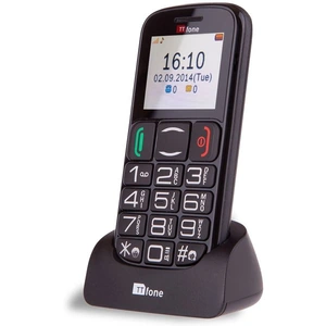 View product details for the TTfone Mercury 2 TT200 Big Button Basic Senior Unlocked Sim Free Mobile Phone with Dock - Black