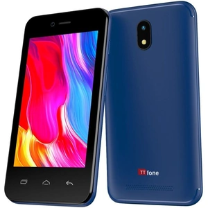 View product details for the TTfone TT20 Smart 3G Mobile Phone with Android GO - 8GB - Dual Sim - 4Inch Touch Screen Blue (with Mains Charger)