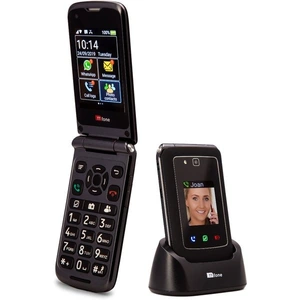 View product details for the TTfone Titan TT950 Whatsapp 3G Touchscreen Senior Big Button Flip Mobile Phone - Easy and Simple to Use, Black