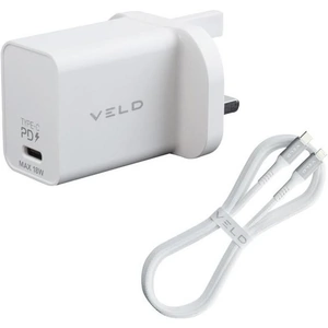 VELD Super-Fast VH18BW-L USB Type-C Wall Charger - 1 m